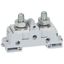 Plate power terminal blocks Viking 3 - for bars/lugs - sym rails - M12 -pitch 34 thumbnail 2