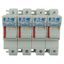 Fuse-holder, low voltage, 50 A, AC 690 V, 14 x 51 mm, 3P + neutral, IEC thumbnail 30