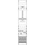 KA4296 Measurement and metering transformer board, Field width: 1, Rows: 0, 1350 mm x 250 mm x 160 mm, IP2XC thumbnail 5