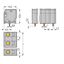 PCB terminal block 2.5 mm² Pin spacing 10 mm gray thumbnail 3