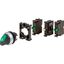 Illuminated selector switch actuator, RMQ-Titan, maintained, 3 positions, green, Blister pack for hanging thumbnail 3