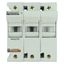 Fuse-holder, low voltage, 30 A, AC 600 V, DC 600 V, UL Class J, 98 x 72 x 117 mm, 3P, UL, CSA thumbnail 2