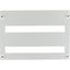 Front plate 45mm-Device cutout for 24 Module units per row, 2 rows, grey thumbnail 1