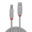 0.5m USB 2.0 Type A to B Cable, Anthra Line, Grey USB Type A Male to B Male thumbnail 2