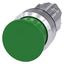 Mushroom pushbutton, 22 mm, round, metal, shiny, green, 30 mm, momentary 3SU1050-1AD40-0AA0-Z Y11 thumbnail 1