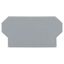 Separator plate 2 mm thick oversized light gray thumbnail 1