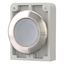 Illuminated pushbutton actuator, RMQ-Titan, flat, momentary, White, blank, Front ring stainless steel thumbnail 3