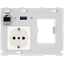 MODLINK MSDD DBL COMBI INSERT ITALY 1xRJ45+USB-A + RCD opening thumbnail 1