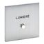 Art d'Arnould univers Epure illuminated push button 1 position with door marking - brushed steel thumbnail 1