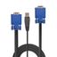 Combo KVM VGA & USB Cable 1m Combined cable for KVM Switches 39526 & 39527 thumbnail 2