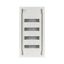 Hollow wall compact distribution board, 4-rows, super-slim sheet steel door thumbnail 5