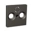 cover plate for R/TV/SAT socket, Exxact, anthracite thumbnail 2