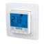 Clock thermostat as room controller, AC 230V, 1NO contact, 10 A, blue backlighting thumbnail 1