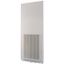 Front plate (section high), ventilated, W=800mm, IP42, grey thumbnail 1