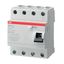FH204 AC-25/0.1 Residual Current Circuit Breaker 4P AC type 100 mA thumbnail 1