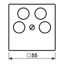 Cover f. SAT-TV socket Ankaro A561-4SAT2SW thumbnail 5