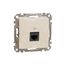 DATA Outlet CAT 5E UTP, Sedna Design & Elements, RJ45, Beige thumbnail 4