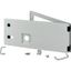 Opening metal front plate for drawer, NZM, ventilated, IP31, H=225mm, grey thumbnail 2