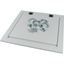 Top plate, for arc protection, for WxD=850x500mm, grey thumbnail 4