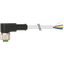 M12 female 90° A-cod. with cable PVC 5x0.34 gy UL/CSA 10m thumbnail 2