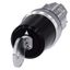 key-operated switch Siemens, 22 mm, round, metal, shiny, special lock, with 3SU1050-5BL11-0AA0-Z Y01 thumbnail 2