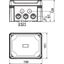 X10 R LGR-TR Junction box with tans. lid, rail 2069 190x150x125 thumbnail 2