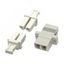 FO Coupler LC-Duplex, Plastic,Multimode, phbr, flange, grey thumbnail 2