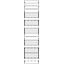 FV17A3R3 Distribution panel , 1050 mm x 250 mm (HxW) thumbnail 17