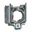 Harmony XB4, Single contact block with body/fixing collar, metal, screw clamp terminal, 1 NO + 2 NC thumbnail 1