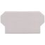 Separator plate 2 mm thick oversized light gray thumbnail 1