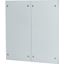 Snap-on cover, closed, HxW=650x800mm, divided, grey thumbnail 2