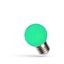 LED G45 E-27 230V 1W GREEN PCV SPECTRUM thumbnail 2