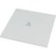 Bottom plate, closed, corner section, IP55, for WxD=850x850mm, grey thumbnail 2