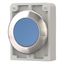 Pushbutton, RMQ-Titan, flat, maintained, Blue, blank, Front ring stainless steel thumbnail 6