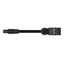 pre-assembled adapter cable B2ca Socket/plug MIDI black thumbnail 3