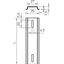 2069 T250 FS Top hat rail in extra lengths for T series 206x35x7,5 thumbnail 2