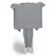 Component plug for carrier terminal blocks 2-pole gray thumbnail 1