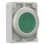 Illuminated pushbutton actuator, RMQ-Titan, Flat, maintained, green, Blank, Metal bezel thumbnail 6