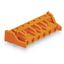 THT female header angled Pin spacing 7.62 mm orange thumbnail 3