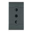 SOCKET ITAL.ST.2P+E 10A ANTHRACITE thumbnail 3