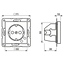 SCHUKO socket w. overv.protection A521UFWW thumbnail 6