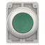 Illuminated pushbutton actuator, RMQ-Titan, Flat, maintained, green, Blank, Metal bezel thumbnail 4