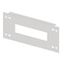 Slotted front plate 1G3 sheet steel, 13MW thumbnail 2