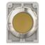 Illuminated pushbutton actuator, RMQ-Titan, flat, momentary, yellow, blank, Front ring stainless steel thumbnail 3
