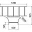 LT 650 R3 FT T piece for cable ladder 60x500 thumbnail 2