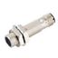 Proximity sensor, inductive, nickel-brass, short body, M12, shielded, thumbnail 2