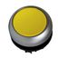 Illuminated Push-button, flat, spring-return, yellow thumbnail 1