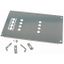 Mounting plate, +mounting kit, for NZM1, horizontal, 3/4p, HxW=200x425mm thumbnail 1