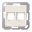 Centre plate for MJ f. 2 sockets A1569-25WE thumbnail 2