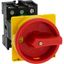 Main switch, P1, 32 A, rear mounting, 3 pole, Emergency switching off function, With red rotary handle and yellow locking ring, Lockable in the 0 (Off thumbnail 36